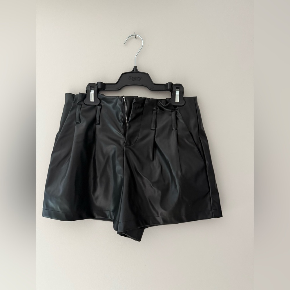 Forever 21 faux leather shorts